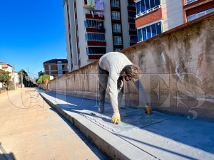 Bask beton kaldrm almalar ayazl mahallemizde