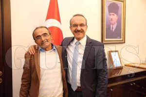 Vali Yavuz, Yarız'ı makamında misafir Etti Vali Yavuz, Yarız'ı makamında misafir Etti