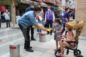 Vali Sonel, Pandemi tedbirleri denetimlerine katıldı Vali Sonel, Pandemi tedbirleri denetimlerine katıldı