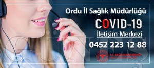 Ordu’da, Covid-19 Pandemisiyle mücadele kapsamında “Covid-19 İletişim Merkezi” kuruldu Ordu’da, Covid-19 Pandemisiyle mücadele kapsamında “Covid-19 İletişim Merkezi” kuruldu