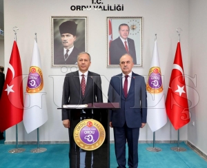 Bakan Yerlikaya, Vali Erolu ziyaret etti