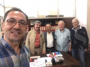Hasan Aydın gazetemizi ziyaret etti Hasan Aydın gazetemizi ziyaret etti