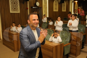Fatsa �ocuk ve Gen�lik korosundan ba�kan Kibar'� �ok mutlu eden ziyaret