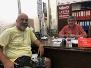 Burhan Güvenkaya gazetemizi ziyaret etti Burhan Güvenkaya gazetemizi ziyaret etti