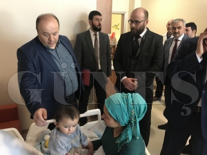 Ergün Taşçı hastaları ziyaret etti