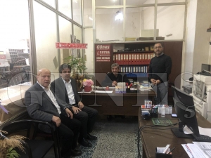 Kaymakam Avni Kula gazetemizi ziyaret etti Kaymakam Avni Kula gazetemizi ziyaret etti