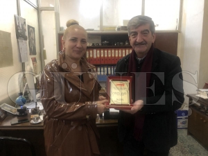 Ordu'nun Değerleri plaketle ödüllendirildi... Ordu'nun Değerleri plaketle ödüllendirildi...