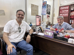 Aydın Beyoğlu gazetemizi ziyaret etti Aydın Beyoğlu gazetemizi ziyaret etti
