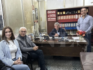 Fatsann gururu sanatlar Mehmet Gm ve Elif Kayadan gazetemize ziyaret!