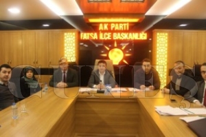 Ak Parti Fatsa le Bakan Abdullah Uar Ensar Vakf Fatsa'mza deer katt