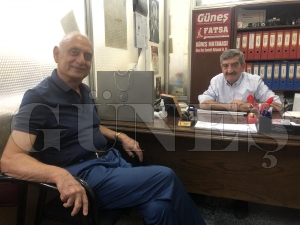 Diş Tabibi Ahmet Cevat Erarslan gazetemizi ziyaret etti Diş Tabibi Ahmet Cevat Erarslan gazetemizi ziyaret etti