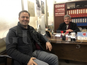 Aydın Beyoğlu gazetemizi ziyaret etti Aydın Beyoğlu gazetemizi ziyaret etti