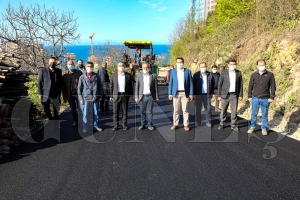 Bayram öncesi tamamlanan 6 km’lik grup yol sevinç yaşattı Bayram öncesi tamamlanan 6 km’lik grup yol sevinç yaşattı