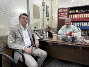 Mahmut Gün gazetemizi ziyaret etti Mahmut Gün gazetemizi ziyaret etti