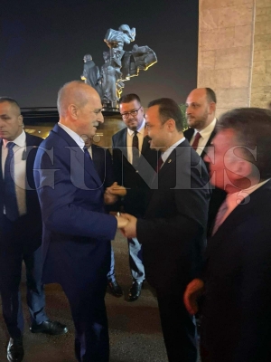 Kurtulmua ilk tebrik anltrkten