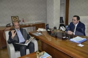 ARATIRMACI YAZAR ABDURRAHMAN DLPAKDAN BELEDYEYE ZYARET