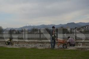 Eleki Parkna 580 metre paslanmaz korkuluk yapld