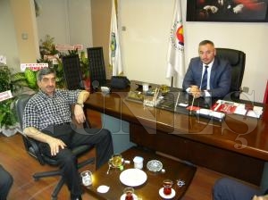 ALTUNTAŞ’TAN FEYZİ’YE ZİYARET ALTUNTAŞ’TAN FEYZİ’YE ZİYARET