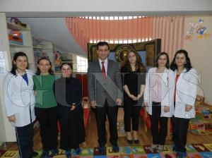 Mdr Avc,  mer Hseyin aatay Anaokulunu ziyaret etti