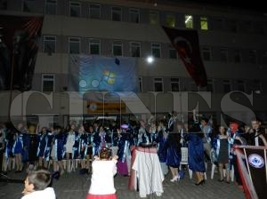 Fatsa Anadolu retmen Lisesinden Muhteem  Mezuniyet treni