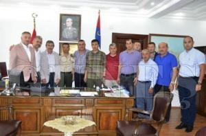 FATBO' dan albay Sarıkaya' ya ziyaret FATBO' dan albay Sarıkaya' ya ziyaret