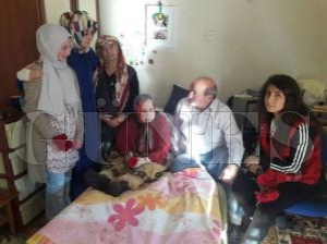 Fatsalı gönüllü gençler huzurevinde Fatsalı gönüllü gençler huzurevinde
