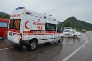 FATSA'DA KAZA 1 YARALI