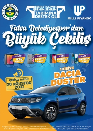 Fatsa Belediyespor�dan b�y�k �ekili�