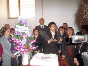 CHP FATSA LE TEKLATI  ALIAN KADINLARI ZYARET ETT