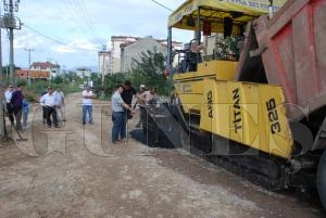 DOLUNAY MAHALLESİ ASFALTLANDI DOLUNAY MAHALLESİ ASFALTLANDI