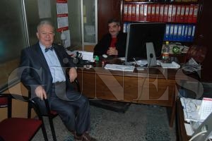 PROF. DR. SAT KAPICIOLU GAZETEMZ ZYARET ETT