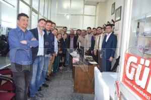 FATSA CHP'DEN GAZETEMİZE ZİYARET FATSA CHP'DEN GAZETEMİZE ZİYARET