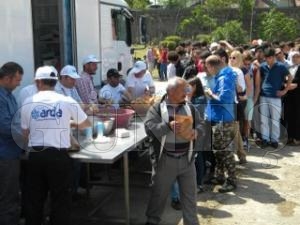 FATSA DENZ BLMLER KAMPSܒNDE GELENEKSEL   EKMEK ARASI BALIK ENL   YAPILDI