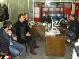 EYÜP FATSA GAZETEMİZİ ZİYARET ETTİ EYÜP FATSA GAZETEMİZİ ZİYARET ETTİ