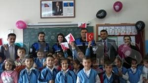 FATSA TDP OKULLARI  BAYRAKLARLA SSLED