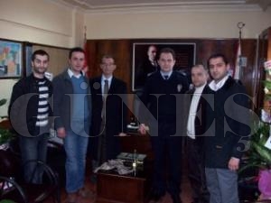 FAGİAD'DAN İLÇE EMNİYET MÜDÜRÜ ÖMER AKAR'A ZİYARET FAGİAD'DAN İLÇE EMNİYET MÜDÜRÜ ÖMER AKAR'A ZİYARET