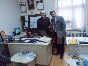 ÇAVUŞLUOĞLU ATATÜRK İLKOKULUNU ZİYARET ETTİ ÇAVUŞLUOĞLU ATATÜRK İLKOKULUNU ZİYARET ETTİ