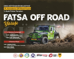 Fatsa�da OFF-ROAD heyecan� ya�anacak