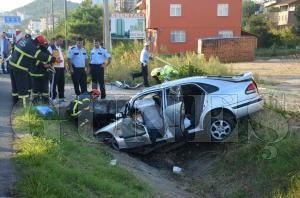 Trafik kazasnda 4 kii ld