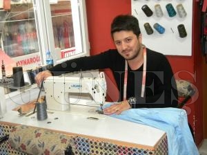 Terzilerin iş sıkıntısı Terzilerin iş sıkıntısı