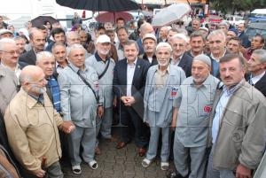 BAŞKAN ANLAYAN HACI ADAYLARINI UĞURLADI BAŞKAN ANLAYAN HACI ADAYLARINI UĞURLADI