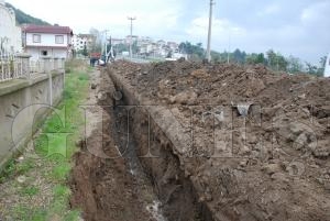 KANALİZASYON TERFİ HATTI YENİLENİYOR KANALİZASYON TERFİ HATTI YENİLENİYOR