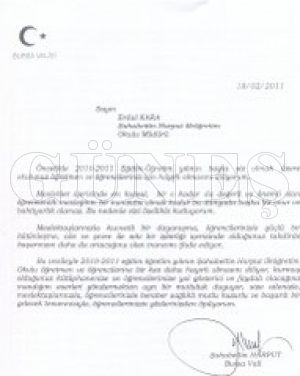 BURSA VALS HARPUT'TAN SMN TAIDII OKULA BAI