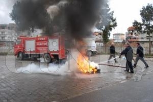 tfaiyeden Okullarda  Deprem ve Yangn Tatbikat
