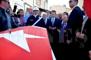 Şehit polis memuru Osman Bodur son yolculuğuna uğurlandı Şehit polis memuru Osman Bodur son yolculuğuna uğurlandı