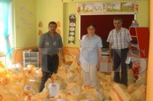 DERNEK YELERNDEN 108 ALEYE RAMAZAN YARDIMI