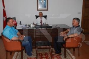 FATSA BELEDYESPOR YNETM  KAYMAKAM YURDAER' ZYARET ETT