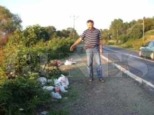PERŞEMBE SAHİL YOLU, ÇÖP DOLU PERŞEMBE SAHİL YOLU, ÇÖP DOLU