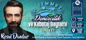 Yalıköy sahilinde Resul Dindar rüzgarı esecek Yalıköy sahilinde Resul Dindar rüzgarı esecek
