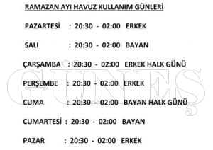 SPOR KOMPLEKS RAMAZAN AYINA HAZIRLANIYOR